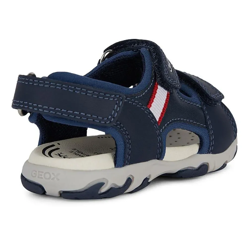 GEOX BOY'S FLAF FEEBO 1 (TODDLER) SANDAL, NAVY, 9